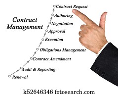contrato, gerência, processo
