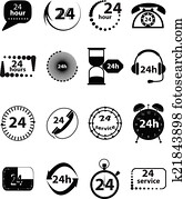 Customer Service Icons Set Customer Service Icons Set