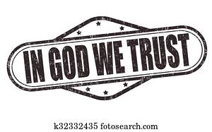 In God we trust stamp In God we trust stamp