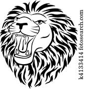 אריה, קיעקוע