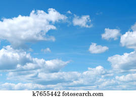 blue sky and clouds