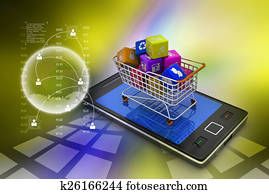 Internet and Online Shopping Concept Internet and Online Shopping Concept