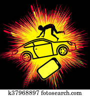 Smartphone causing Crash Victim Smartphone causing Crash Victim