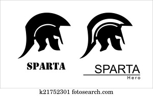sparta, helm, silhouette sparta, helm, silhouette