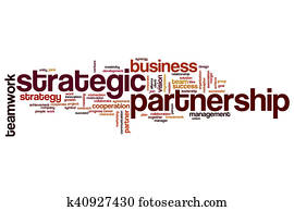 Strategic partnership word cloud Strategic partnership word cloud