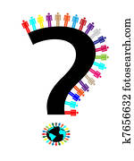 team, begriff, question mark