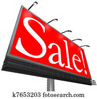 verkauf, wort, draußen, werbung, werbewand, beseitigung, besondere, preis