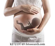 Woman waiting baby Woman waiting baby