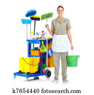 יותר נקי, עוזרת בית, woman.