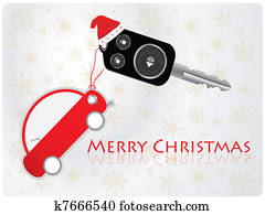 car key with remote - Christmas gif