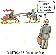 divorce, ou, contrat, négociation