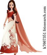 indische, braut indische, braut