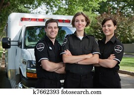 notfall, medizinische mannschaft, portr?t notfall, medizinische mannschaft, portr?t
