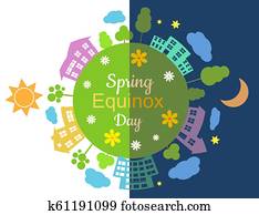 Spring equinox half day half night Spring equinox half day half night