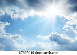 Sun and clouds