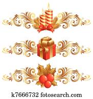 Vector Christmas symbols & ornament Vector Christmas symbols & ornament