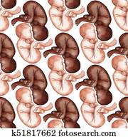 Watercolor African American and Caucasian babies