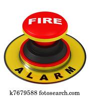 Fire alarm button Fire alarm button