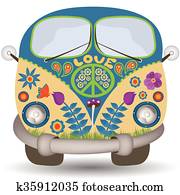 flower power van flower power van