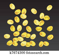golden coins