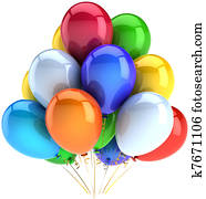 Happy birthday balloons decoration Happy birthday balloons decoration