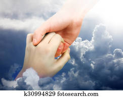 Helping Hand in the Clouds