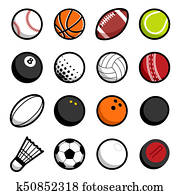 play sport balls logo icon isolated objects set play sport balls logo icon isolated objects set