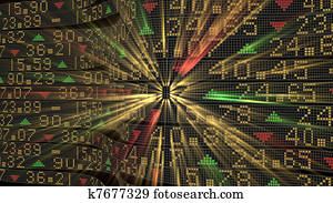 Stock market tickers