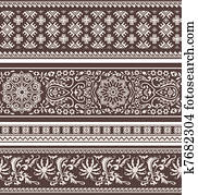 artistic border seamless pattern artistic border seamless pattern