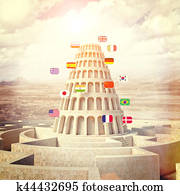 babel, turm, begriff