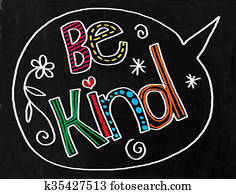 Be Kind Chalkboard Text Be Kind Chalkboard Text