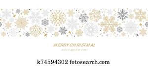 christmas card with snowflake border vector illustration christmas card with snowflake border vector illustration