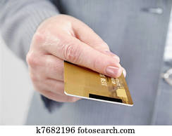 Credit card. Credit card.