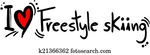 freestyle skiing, liefde