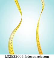 Measuring Tape woman shape