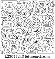 Mechanical vector maze Mechanical vector maze
