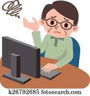 Senior men to the PC operation