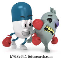 כמוסה, כנגד, וירוס