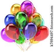 Balloons birthday party decoration Balloons birthday party decoration