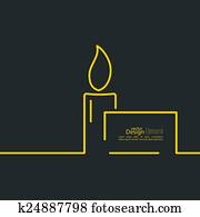 Funeral candle Funeral candle