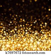 Golden Christmas Lights Background Golden Christmas Lights Background