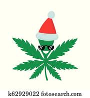 Smiling happy marijuana weed Smiling happy marijuana weed