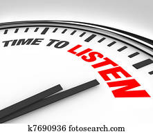 Time to Listen Words on Clock - Hear and Understand Time to Listen Words on Clock - Hear and Understand