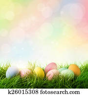 Colorful easter eggs Colorful easter eggs