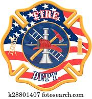 Fire Department Cross Fire Department Cross
