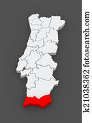 mapa, de, faro., portugal. mapa, de, faro., portugal.