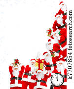 Santa Claus group. Santa Claus group.