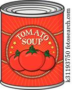 can of tomato soup can of tomato soup