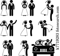 casório, noiva, noivo, casamento