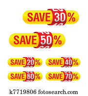 Discount labels